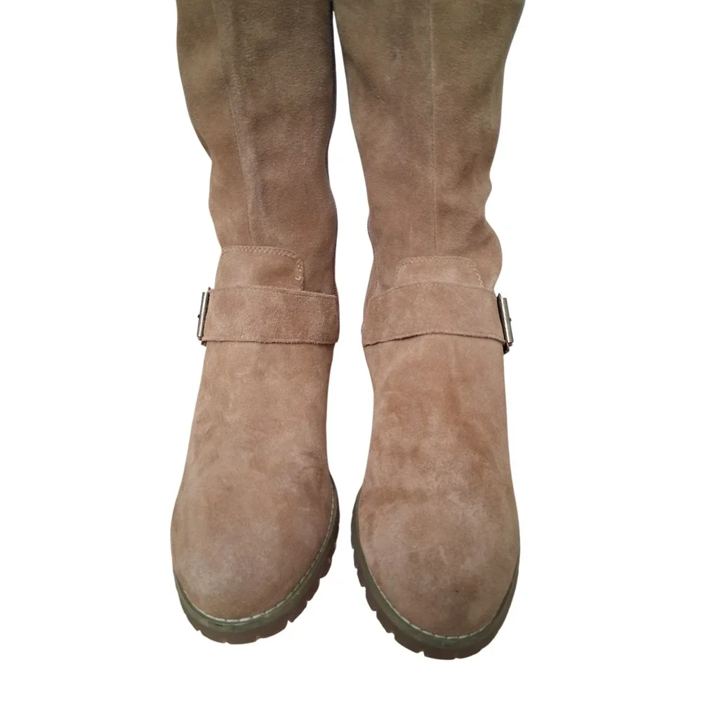 Sole‎ Society Over the Knee Womens size 9.5M Umber Fairygrunge Indie Suede Boots